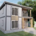 Casa prefabricada de 104 m²