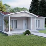 Casa prefabricada de 74 m²