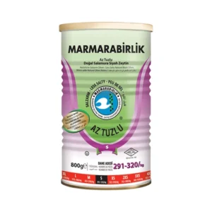 Aceitunas negras en salmuera con bajo contenido de sal 800 g