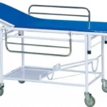 Camilla de Transporte de Pacientes con Ruedas y Bandeja Superior Desmontable