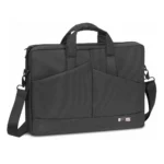 Maletín Negro AV-6457 Compatible con Notebook y Laptop de 17,3 Pulgadas para Documentos