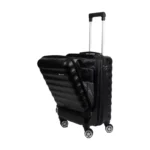 Wave Maletín de Cabina Negro con Compartimento para Laptop