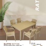 Conjunto de mesa y sillas de plástico RATT C