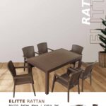 Conjunto de mesa y sillas de plástico RATT K