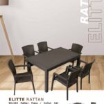 Conjunto de mesa y sillas de plástico RATT SIY
