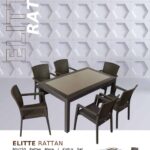 Conjunto de mesa y sillas de plástico RATT SS