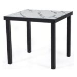 Mesa Decor 80x80 de Aluminio Compacto